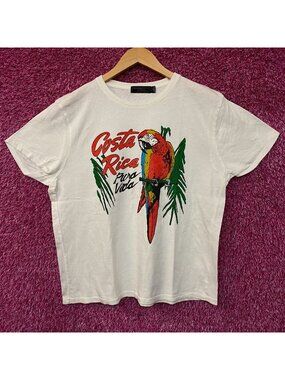 Junk Food Clothing Women's Costa Rica Vintage Style Women's Graphic Tee Large